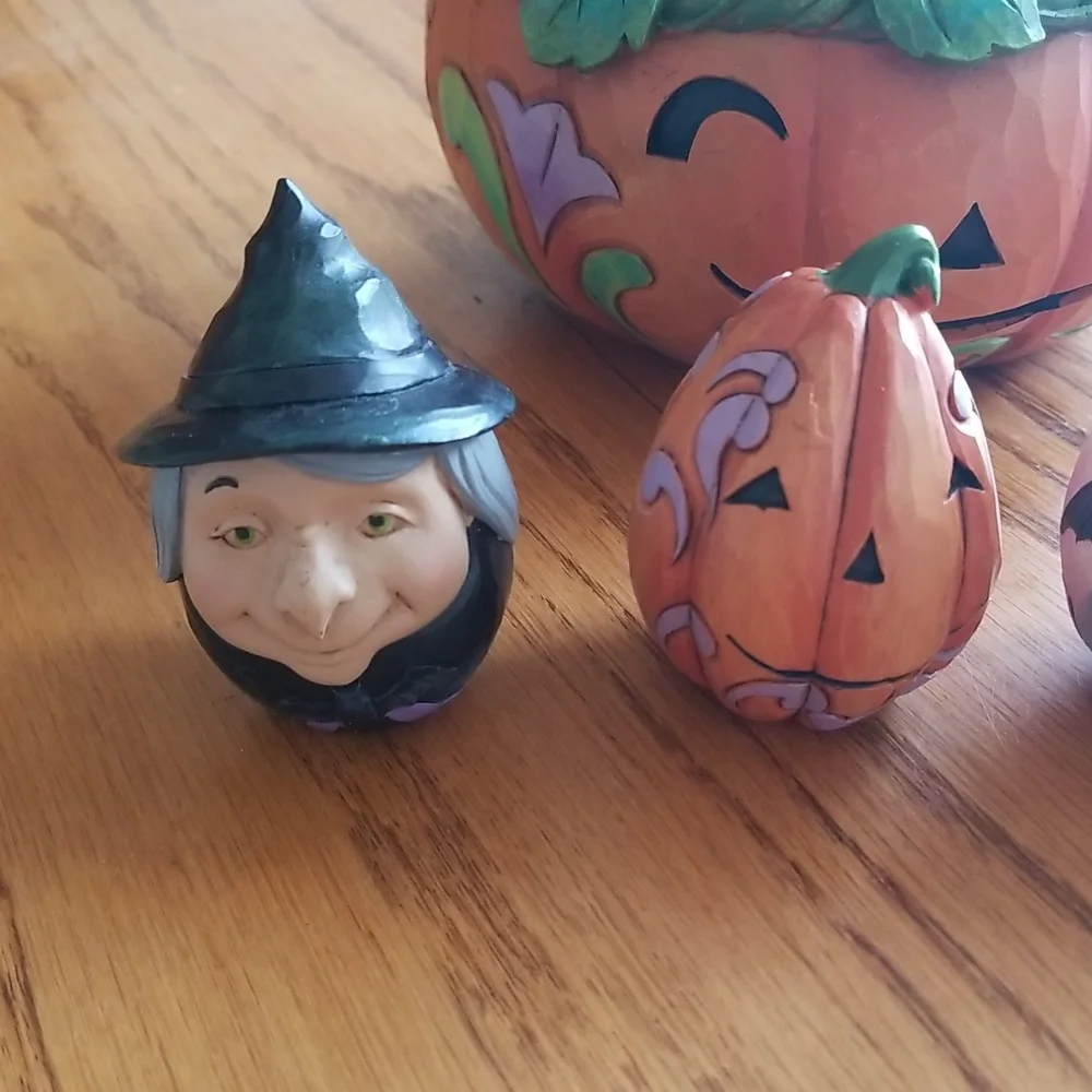 Jim Shore Halloween basket AUTOGRAPHED - Picture 9 of 12